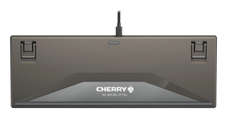 Przewodowa mechaniczna klawiatura CHERRY TAS KC 500 MX LP 2.0 Ivory z layoutem DE