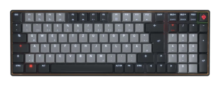 Klawiatura CHERRY TAS KW 550 MX LED Low Profile TKL DE