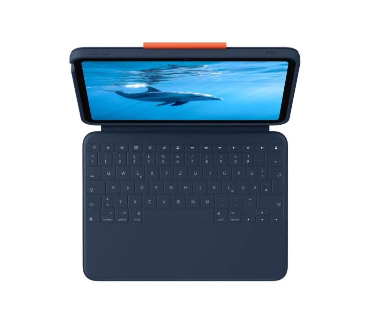 Logitech 920-011191 klawiatura do urządzeń mobilnych Smart Connector Niebieski