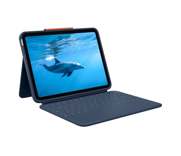Logitech 920-011191 klawiatura do urządzeń mobilnych Smart Connector Niebieski