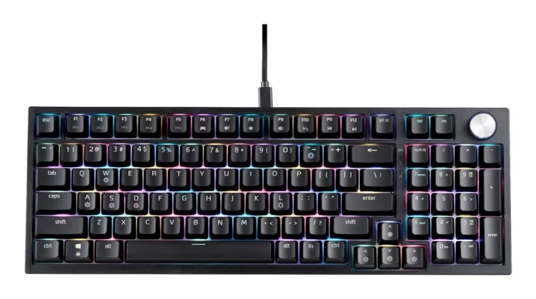 XPG SORCERER klawiatura Gaming USB QWERTY US English Czarny