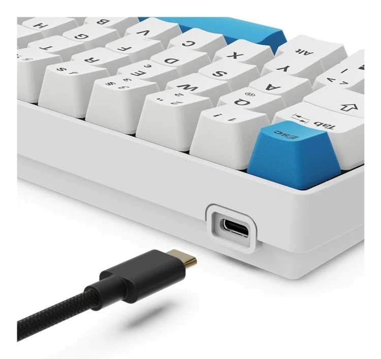 Klawiatura gamingowa Sharkoon Skiller SGK50 S4 Gen2 PBT wei-gel RGB
