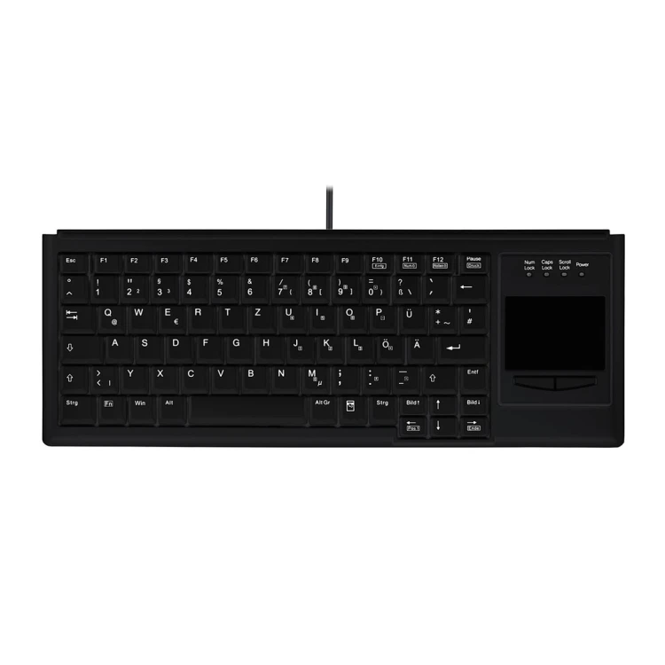 Contour Design Active Key AK-4400-GU klawiatura Przemysłowy USB QWERTZ Niemiecki Czarny