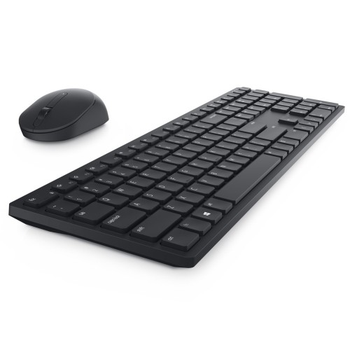 Dell Pro KM5221W - zestaw klawiatury i myszy QWERTZ - Niemiecki - czarny