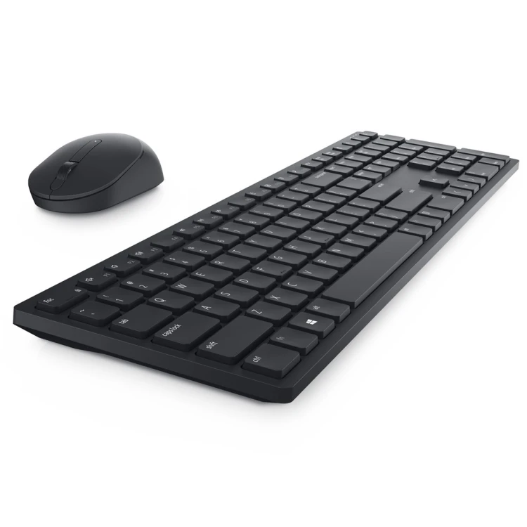 Dell Pro KM5221W - zestaw klawiatury i myszy QWERTZ - Niemiecki - czarny