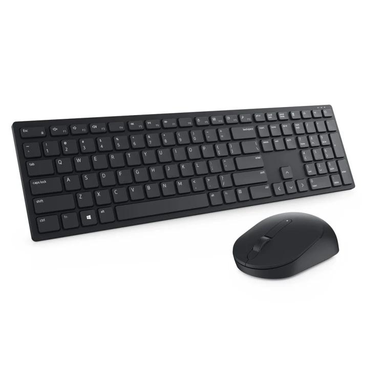 Dell Pro KM5221W - zestaw klawiatury i myszy QWERTZ - Niemiecki - czarny