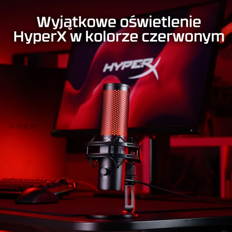 HyperX QuadCast 2 – mikrofon USB (czarny)