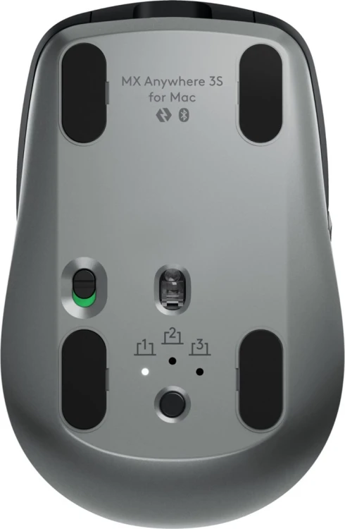 Mysz Logitech MX Anywhere 3S for Mac 910-006947 (prawostronna) RF Wireless + Bluetooth Laser 8000 DPI