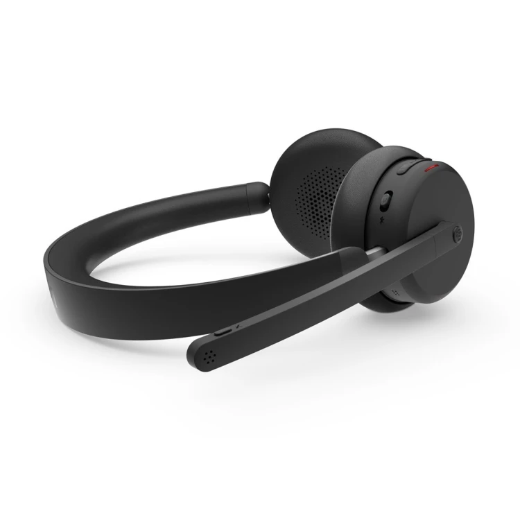 Lenovo 6550 Zestaw słuchawkowy Bezprzewodowy Opaska na głowę Biuro/centrum telefoniczne USB Type-C Bluetooth Czarny