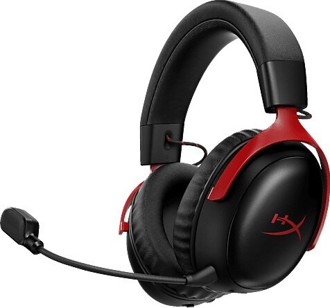 HyperX Cloud III Wireless – bezprzewodowy zestaw słuchawkowy do gier (czarno-czerwony)