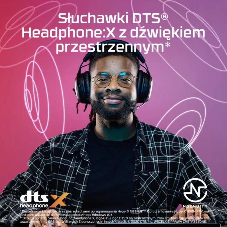 HyperX Cloud III Wireless – bezprzewodowy zestaw słuchawkowy do gier (czarno-czerwony)