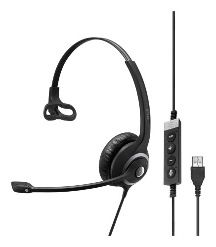 EPOS IMPACT SC 230 USB MS II Zestaw słuchawkowy Przewodowa Opaska na głowę Biuro/centrum telefoniczne USB Typu-A Czarny