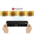 Rozgałęziacz telewizyjny Techly IDATA HDMI-4K4 4x HDMI