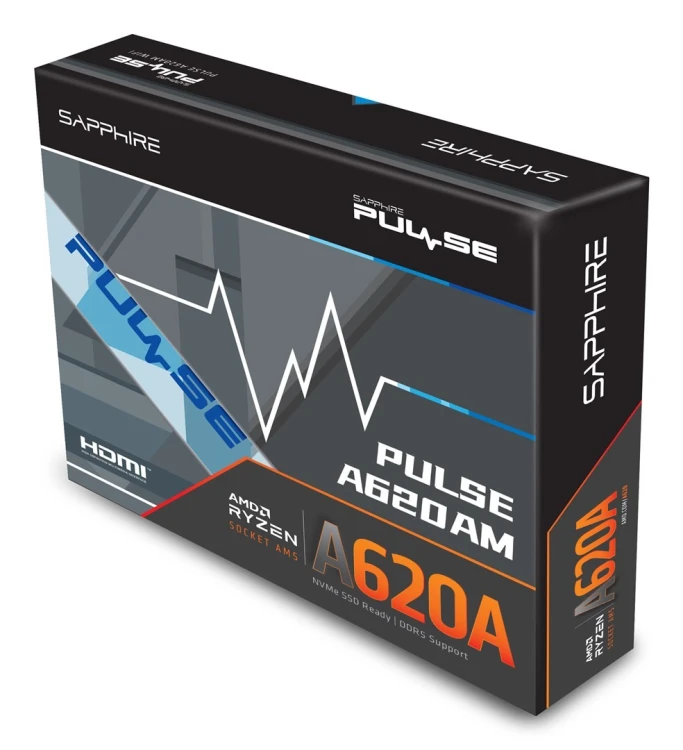 Sapphire PULSE A620AM AMD A620A Gniazdo AM5 micro ATX