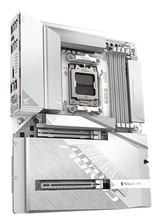 Płyta główna Gigabyte B850 AORUS STEALTH ICE (B850, AM5, ATX, DDR5)
