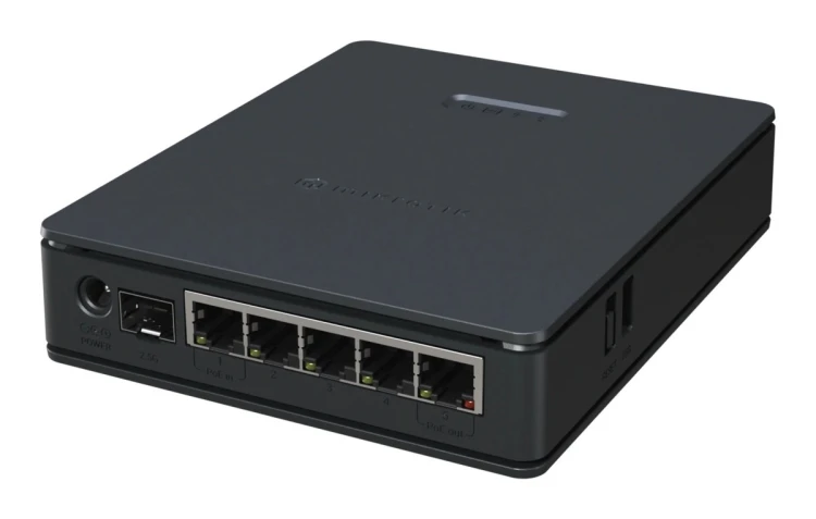 Mikrotik hAP ax S 1800 Mbit/s Czarny Obsługa PoE