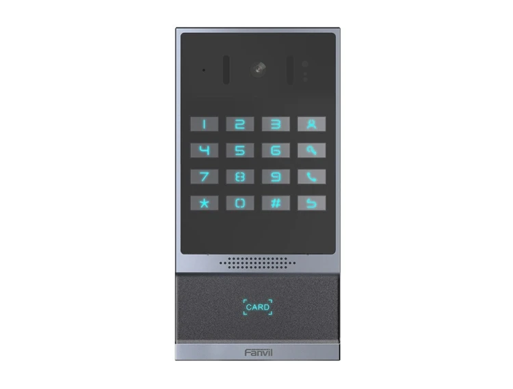 Wideodomofon Fanvil i64 z PoE, IP66, kamera HD, HD Audio, wbudowany głośnik, IC/RFID, montaż na ścianie