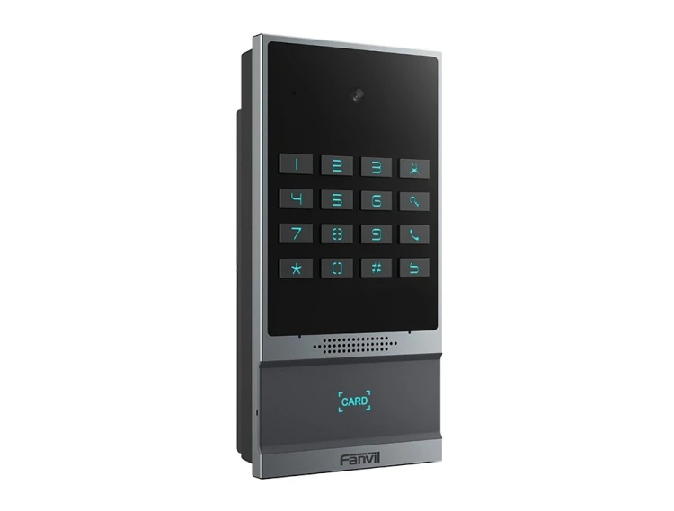 Wideodomofon Fanvil i64 z PoE, IP66, kamera HD, HD Audio, wbudowany głośnik, IC/RFID, montaż na ścianie