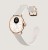 Zegarek hybrydowy Withings ScanWatch 2 - Stal nierdzewna - Hybrydowy inteligentny zegarek z paskiem - Fluoroelastomer - Rozmiar nadgarstka: 146-211 mm