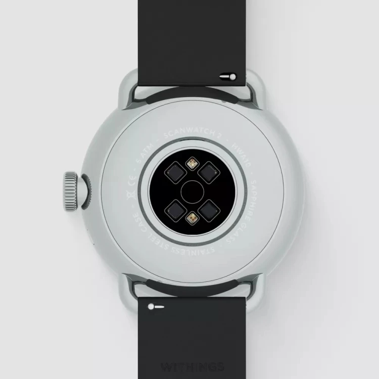 Zegarek Withings ScanWatch 2 1,6 cm (0,63") OLED 38 mm Hybrydowa stal nierdzewna
