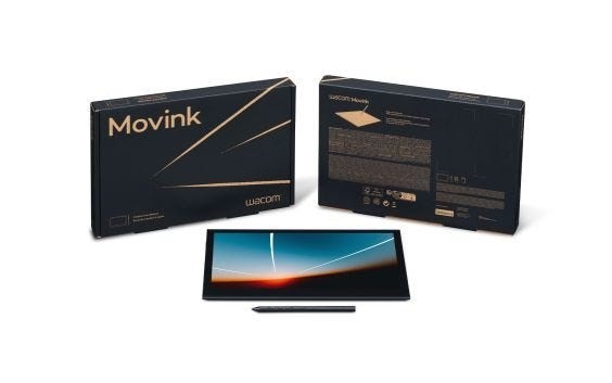 Tablet graficzny Wacom Movink 13 294 x 165 mm USB Czarny