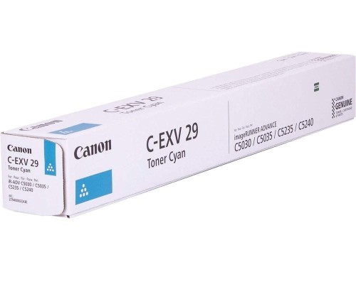 Canon C-EXV29 kaseta z tonerem 1 szt. Oryginalny Cyjan