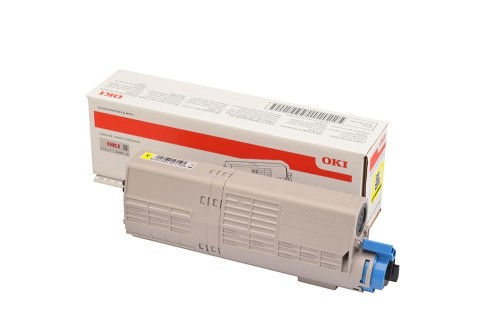 OKI 46490605 kaseta z tonerem 1 szt. Oryginalny Żółty