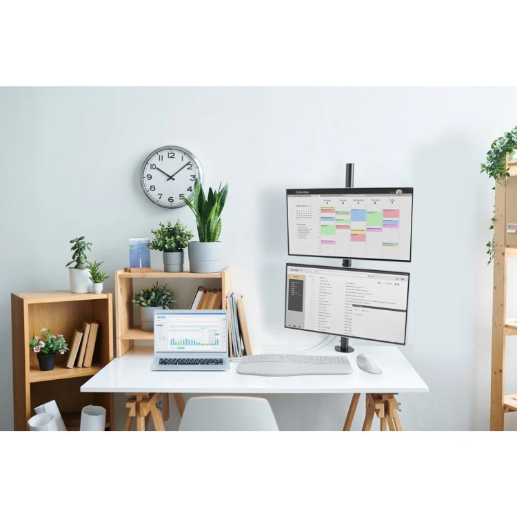 Ramię monitora Kensington do 32", 2TFT max.9kg, czarne Vertik
