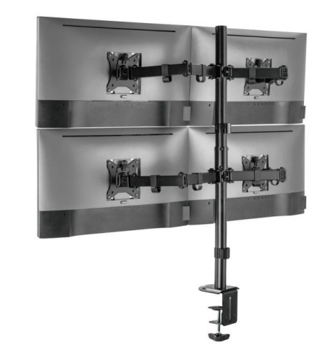 Uchwyt stołowy 17"-32"/4TFT 360° H.verst. 9Kg black lite
