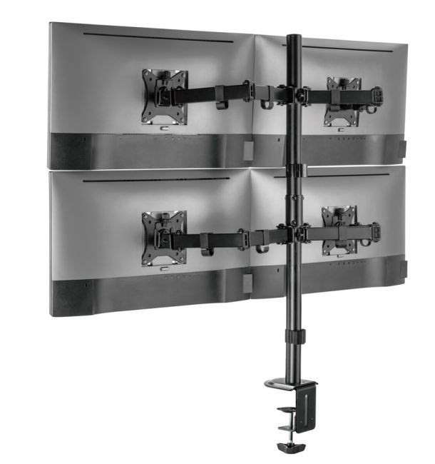 Uchwyt stołowy 17"-32"/4TFT 360° H.verst. 9Kg black lite