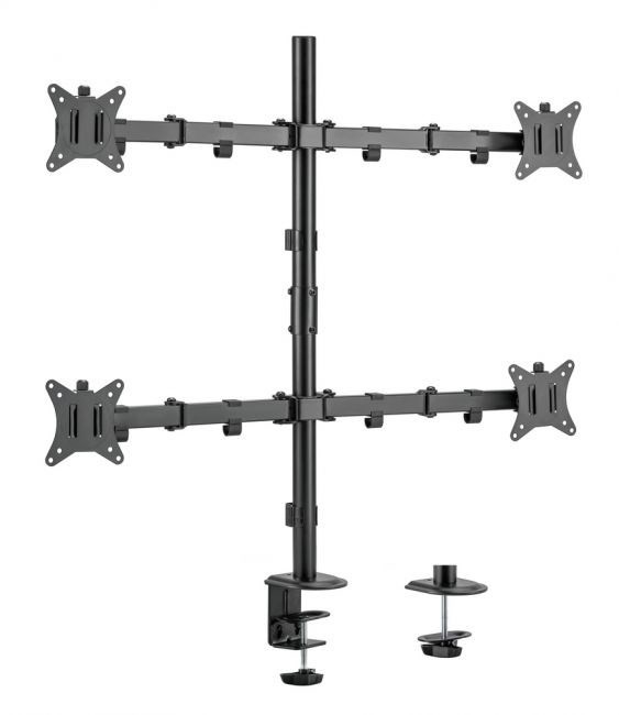 Uchwyt stołowy 17"-32"/4TFT 360° H.verst. 9Kg black lite