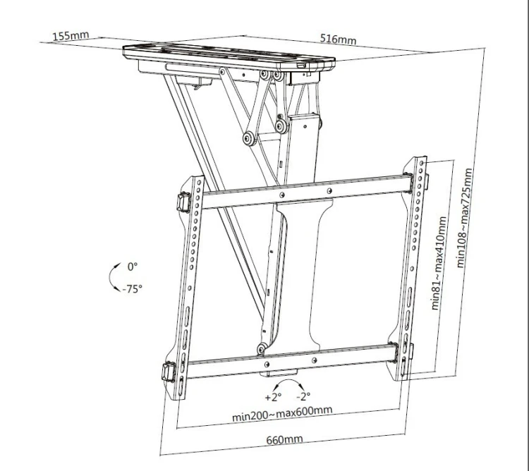 Biurko Equip model 650610 32' - 65'