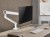 Uchwyt biurkowy do monitora biały detaliczny