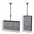 Uchwyt na TV 39"-75"/40kg 2TFT 2Gelenke Neigung sw