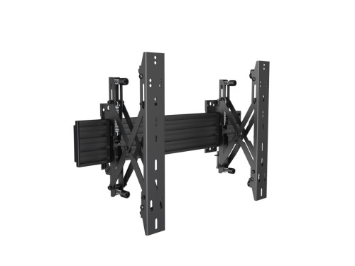 Uchwyt ścienny Equip 32"-65"/30kg 1TFT 1Gelenk Push-In-Pop czarny