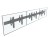 Uchwyt ścienny Equip 32"-65"/30kg 1TFT 1Gelenk Push-In-Pop czarny