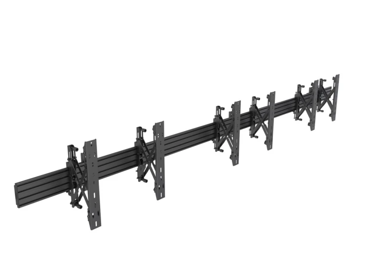 Uchwyt ścienny Equip 32"-65"/30kg 1TFT 1Gelenk Push-In-Pop czarny