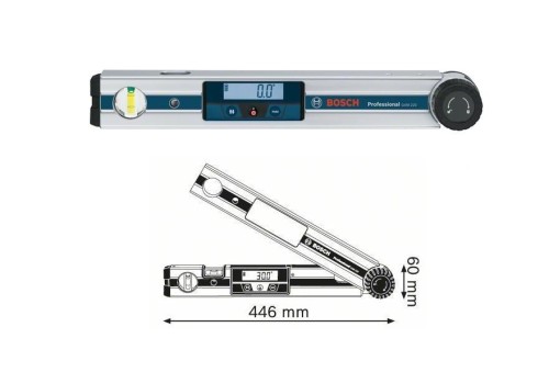 Bosch GAM 220 Professional cyfrowe mierniki kąta 0 - 220°