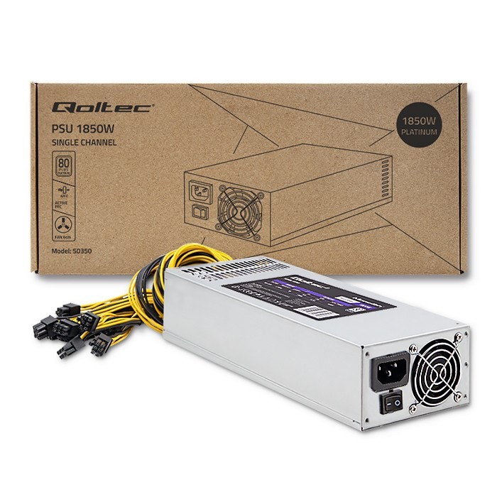 Zasilacz Qoltec 50350 1850W Szary