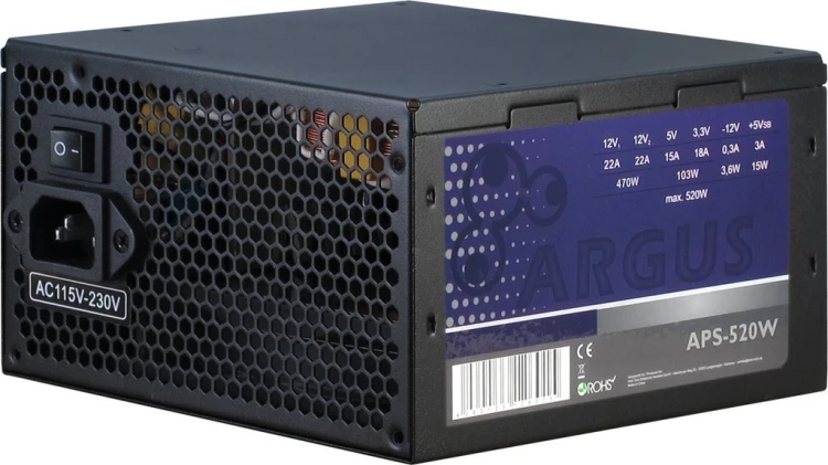 Zasilacz do komputera Inter-Tech Argus APS-520W