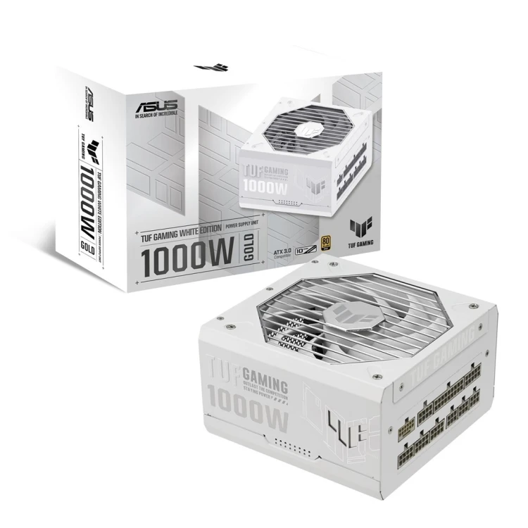 Zasilacz ASUS TUF Gaming 1000W Gold White Edition