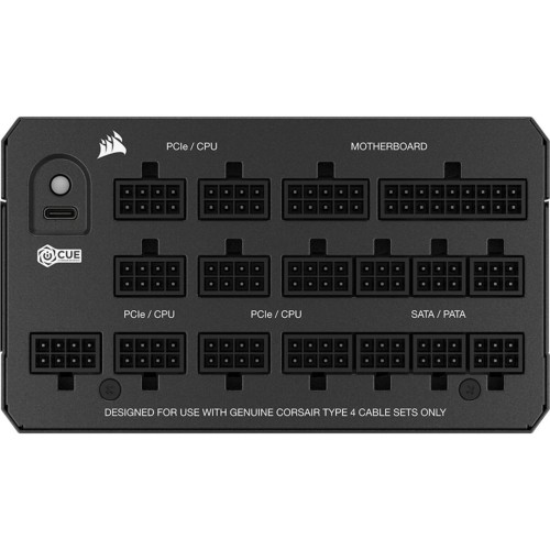 Corsair HX1200 moduł zasilaczy 1200 W 24-pin ATX ATX Czarny