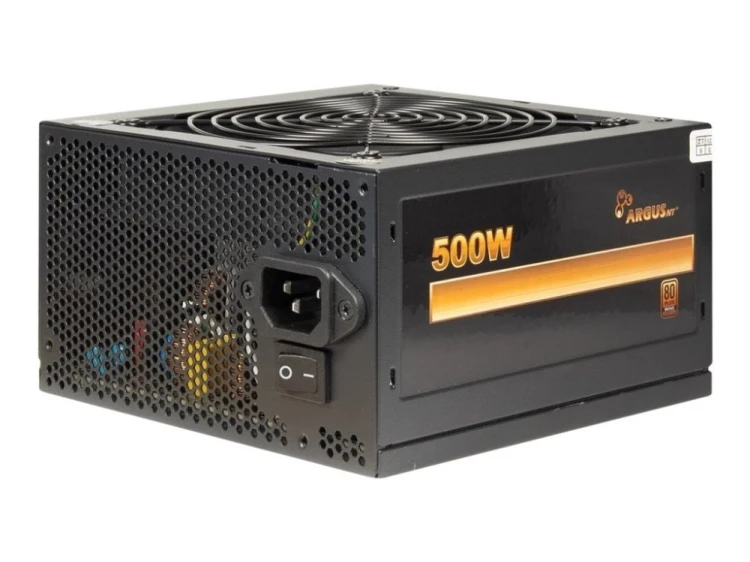 Zasilacz Inter-Tech ArgusNT BPS-500 - 500 W - 100 - 240 V - 47 - 63 Hz - 7/3,5 A - 100 W - 420 W