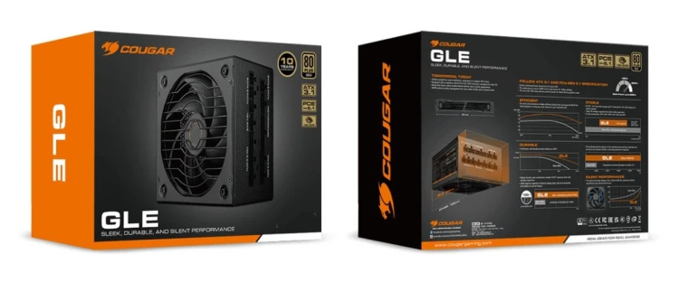 COUGAR CGR GLE-1000 moduł zasilaczy 1000 W 20+4 pin ATX ATX Czarny