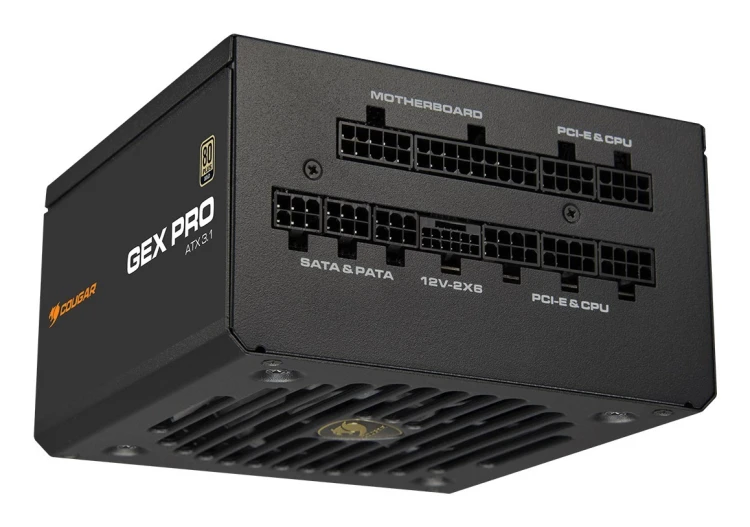 COUGAR Zasilacz GEX PRO 750W ATX3.1 / 80 Plus Złoty / Modułowy