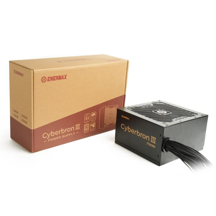 Zasilacz Enermax Cyberbron III 750 Watt 80+ Brązowy Non-Modularny ATX 3.1