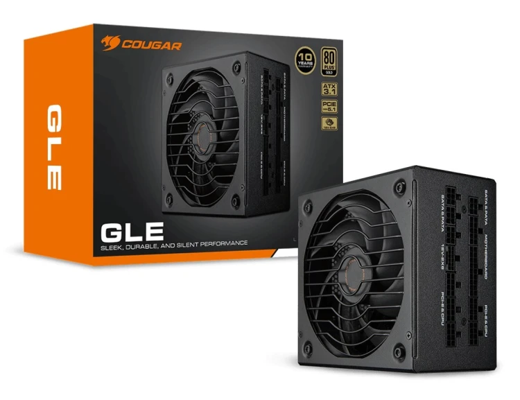Zasilacz COUGAR GLE 1200W ATX3.1 / 80 Plus Złoty