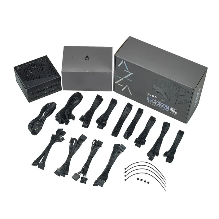 Azza Platinium moduł zasilaczy 1000 W 20+4 pin ATX ATX Czarny