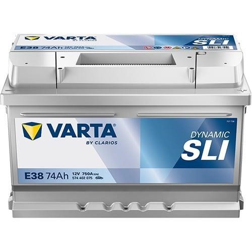 Akumulator VARTA 12V 74Ah/750A Dynamic SLI (P+) 278x175x175 B13 - stopka o wysokości 10,5 mm (rozruchowy)