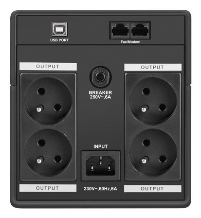 UPS ARMAC HOME LINE-INT  4X 230V PL  H/1000E/LED